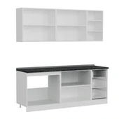 Minar 205 Cm Mutfak Dolabı Beyaz Dore 205-D1 thumbnail 7