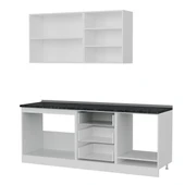 Minar 210 Cm Mutfak Dolabı Beyaz 210-B3 thumbnail 4