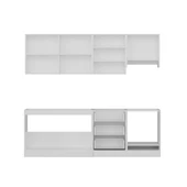 Minar 240 Cm Mutfak Dolabı Beyaz Antrasit 240-A9 thumbnail 2