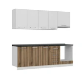 Minar 235 Cm Mutfak Dolabı Beyaz Dore 235-D5 thumbnail 6