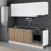 Minar 220 Cm Mutfak Dolabı Beyaz Dore 220-D9 thumbnail 3