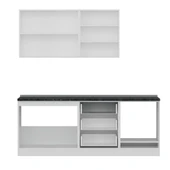 Minar 210 Cm Mutfak Dolabı Beyaz 210-B3 thumbnail 2