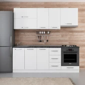 Minar 220 Cm Mutfak Dolabı Beyaz 220-B9 thumbnail 1