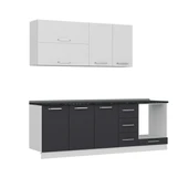 Minar 235 Cm Mutfak Dolabı Beyaz Antrasit 235-A6 thumbnail 6