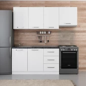 Minar 210 Cm Mutfak Dolabı Beyaz 210-B7 thumbnail 1