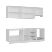 Minar 240 Cm Mutfak Dolabı Beyaz Dore 240-D6 thumbnail 7