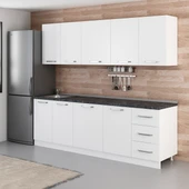 Minar 245 Cm Mutfak Dolabı Beyaz 245-B1 thumbnail 3