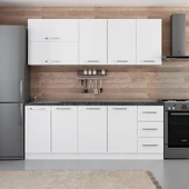 Minar 210 Cm Mutfak Dolabı Beyaz 210-B2 thumbnail 1