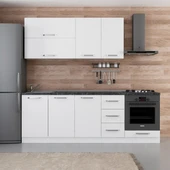 Minar 235 Cm Mutfak Dolabı Beyaz 235-B6 thumbnail 1