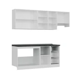 Minar 235 Cm Mutfak Dolabı Beyaz Antrasit 235-A7 thumbnail 7