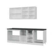 Minar 235 Cm Mutfak Dolabı Beyaz 235-B6 thumbnail 4