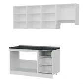 Minar 210 Cm Mutfak Dolabı Beyaz 210-B7 thumbnail 4