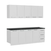 Minar 220 Cm Mutfak Dolabı Beyaz 220-B3 thumbnail 6