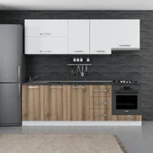 Minar 240 Cm Mutfak Dolabı Beyaz Dore 240-D6 thumbnail 1