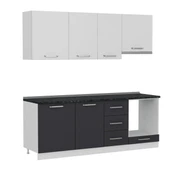 Minar 215 Cm Mutfak Dolabı Beyaz Antrasit 215-A5 thumbnail 6