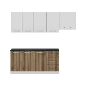 Minar 230 Cm Mutfak Dolabı Beyaz Dore 230-D7 thumbnail 5