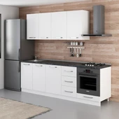 Minar 245 Cm Mutfak Dolabı Beyaz 245-B7 thumbnail 3