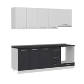 Minar 225 Cm Mutfak Dolabı Beyaz Antrasit 225-A8 thumbnail 6