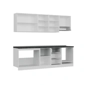 Minar 250 Cm Mutfak Dolabı Beyaz Dore 250-D8 thumbnail 7