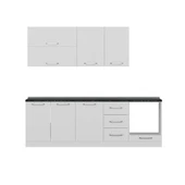 Minar 245 Cm Mutfak Dolabı Beyaz 245-B4 thumbnail 5