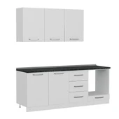 Minar 210 Cm Mutfak Dolabı Beyaz 210-B6 thumbnail 6