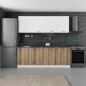 Minar 220 Cm Mutfak Dolabı Beyaz Dore 220-D1 thumbnail 1