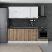 Minar 240 Cm Mutfak Dolabı Beyaz Dore 240-D4 thumbnail 1