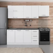 Minar 235 Cm Mutfak Dolabı Beyaz 235-B7 thumbnail 1