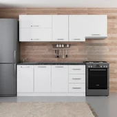 Minar 240 Cm Mutfak Dolabı Beyaz 240-B5 thumbnail 1