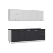 Minar 250 Cm Mutfak Dolabı Beyaz Antrasit 250-A1 thumbnail 6