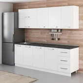 Minar 235 Cm Mutfak Dolabı Beyaz 235-B2 thumbnail 3