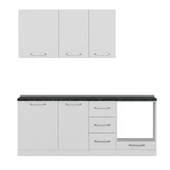 Minar 205 Cm Mutfak Dolabı Beyaz 205-B3 thumbnail 5