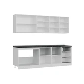 Minar 250 Cm Mutfak Dolabı Beyaz Antrasit 250-A1 thumbnail 7