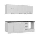 Minar 235 Cm Mutfak Dolabı Beyaz 235-B8 - 6