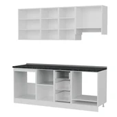 Minar 205 Cm Mutfak Dolabı Beyaz 205-B5 thumbnail 4