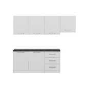 Minar 240 Cm Mutfak Dolabı Beyaz 240-B8 thumbnail 5