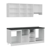 Minar 205 Cm Mutfak Dolabı Beyaz 205-B5 thumbnail 7