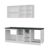 Minar 225 Cm Mutfak Dolabı Beyaz 225-B3 thumbnail 4