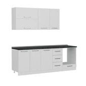 Minar 225 Cm Mutfak Dolabı Beyaz 225-B3 thumbnail 6