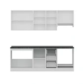 Minar 225 Cm Mutfak Dolabı Beyaz 225-B8 thumbnail 2