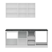 Minar 205 Cm Mutfak Dolabı Beyaz 205-B3 thumbnail 2