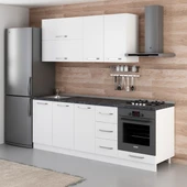 Minar 230 Cm Mutfak Dolabı Beyaz 230-B3 thumbnail 3