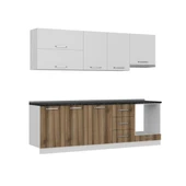 Minar 250 Cm Mutfak Dolabı Beyaz Dore 250-D8 thumbnail 6