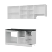 Minar 225 Cm Mutfak Dolabı Beyaz 225-B4 thumbnail 4