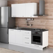 Minar 210 Cm Mutfak Dolabı Beyaz 210-B6 thumbnail 3