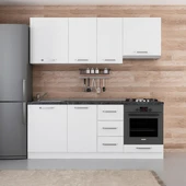 Minar 205 Cm Mutfak Dolabı Beyaz 205-B5 thumbnail 1