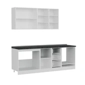 Minar 225 Cm Mutfak Dolabı Beyaz Dore 225-D3 thumbnail 7