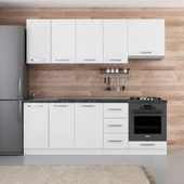 Minar 225 Cm Mutfak Dolabı Beyaz 225-B8 thumbnail 1