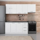 Minar 225 Cm Mutfak Dolabı Beyaz 225-B4 thumbnail 1