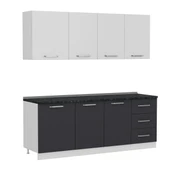 Minar 210 Cm Mutfak Dolabı Beyaz Antrasit 210-A1 thumbnail 6